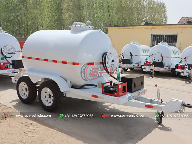 Mini Fuel Tank Trailer - Front Right Side